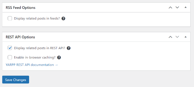 Save changes to your related posts Save changes to your related posts