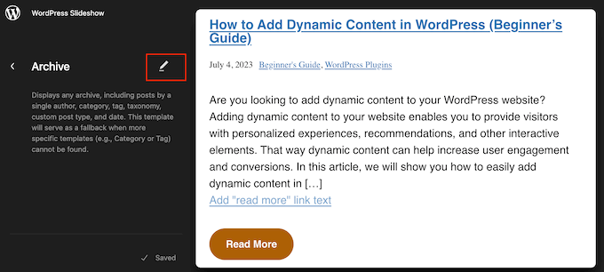 Displaying post excerpts using the WordPress full-site editor (FSE) Displaying post excerpts using the WordPress full-site editor (FSE)
