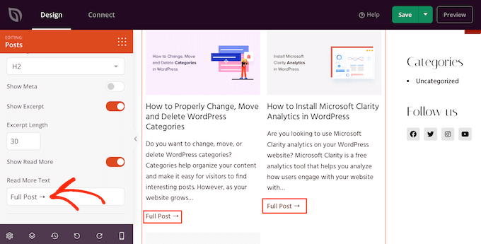 Customizing the 'Read More' link in a post excerpt Customizing the 'Read More' link in a post excerpt