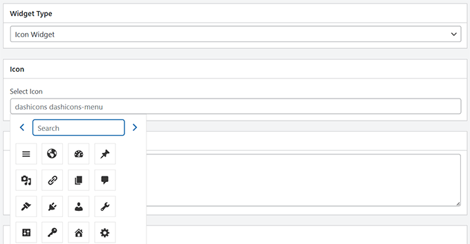 Seleccionar icono Seleccionar icono
