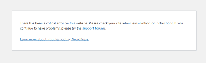 Critical error PHP memory exhausted Critical error PHP memory exhausted