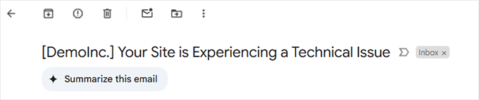 Technical issue email about memory exhausted error Technical issue email about memory exhausted error