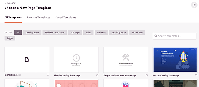 Choose template Choose template