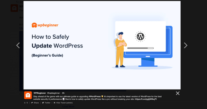 An example of a lightbox popup An example of a lightbox popup