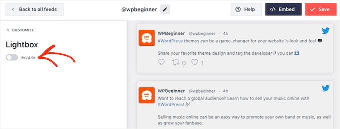 Disabling the lightbox feature on your WordPress website Disabling the lightbox feature on your WordPress website