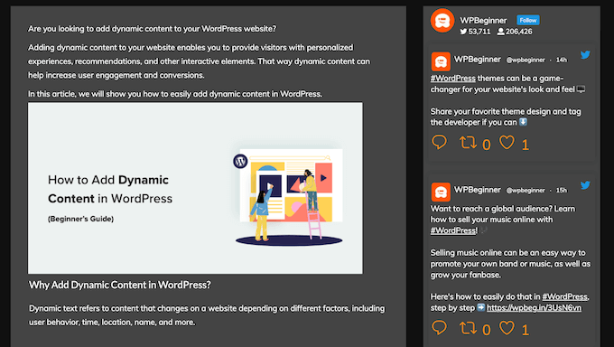 An example of retweet buttons, added to WordPress using Smash Balloon An example of retweet buttons, added to WordPress using Smash Balloon