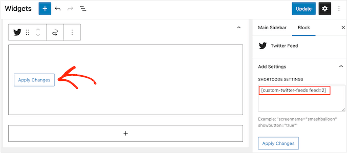 Adding a Twitter feed and retweet buttons using shortcode Adding a Twitter feed and retweet buttons using shortcode