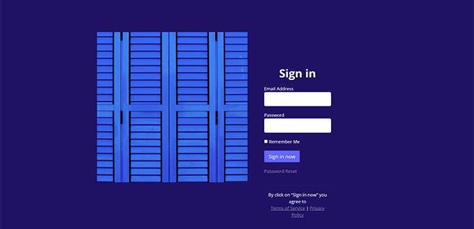Custom login page Custom login page