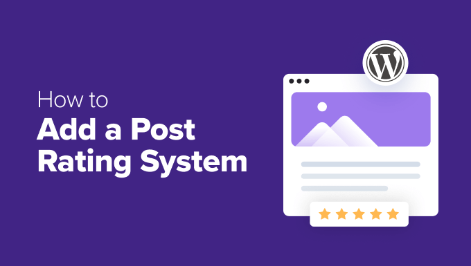 Adding a Post Rating System in WordPress