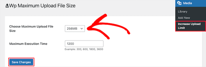プラグインでファイルアップロードサイズを増やす プラグインでファイルアップロードサイズを増やす