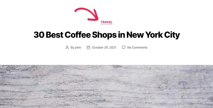 Nur Oberkategorie angezeigt