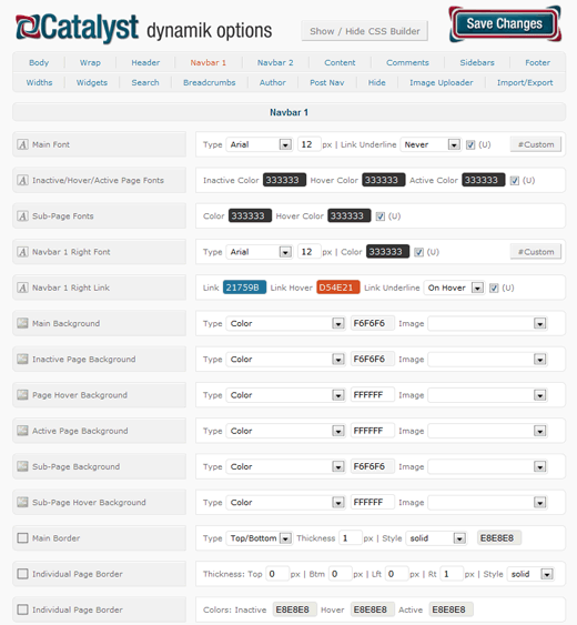 Capturi de ecran ale administrării Catalyst