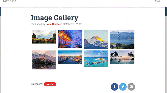 Işık kutusu efekti gif