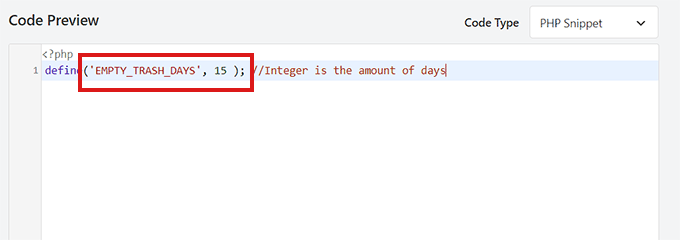 Change the number to your liking in the code Change the number to your liking in the code