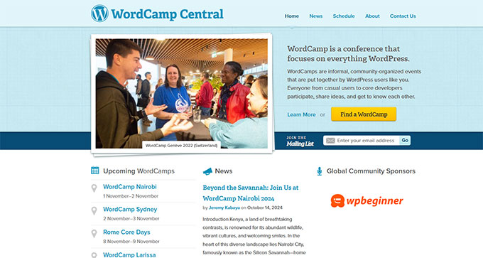 WordCamp Central