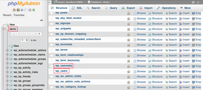 You Will Be Making Changes to the wp_users and wp_usermeta Tables You Will Be Making Changes to the wp_users and wp_usermeta Tables