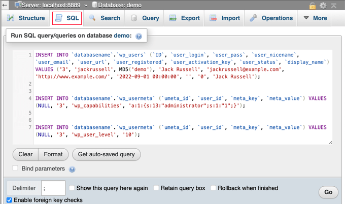 Drop This SQL Query Into Your Database Drop This SQL Query Into Your Database