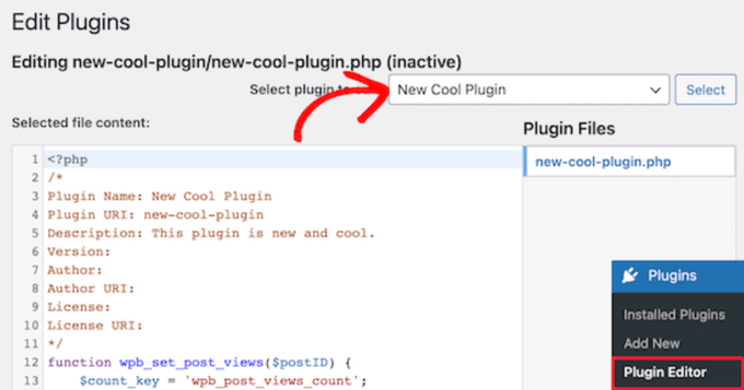 Add code to site specific plugin Add code to site specific plugin