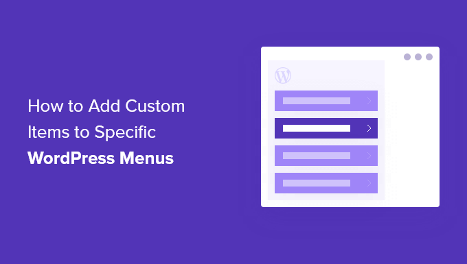 Adicionando itens personalizados aos menus do WordPress