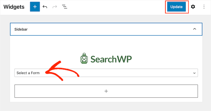 wp-appearance-widgets-choosing-search-form Adding a search form to a blog or website