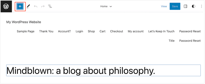 O editor de site completo do WordPress