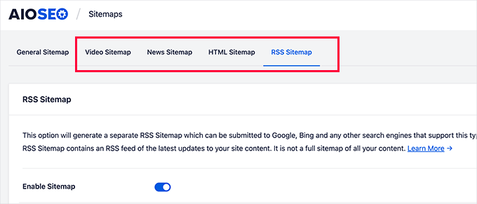 Setări suplimentare pentru hărțile site-ului