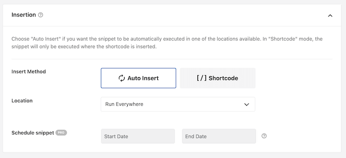 Code automatisch auf Ihrer gesamten WordPress-Website einfügen