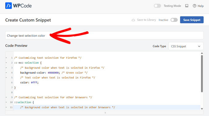 Changing the WordPress text selection color using code Changing the WordPress text selection color using code