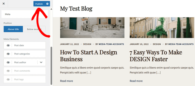Publishing post meta data in WordPress Publishing post meta data in WordPress
