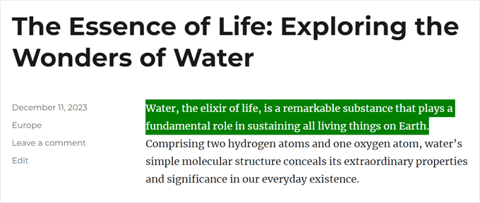 Example of the new default text selection color, created with WPCode Example of the new default text selection color, created with WPCode