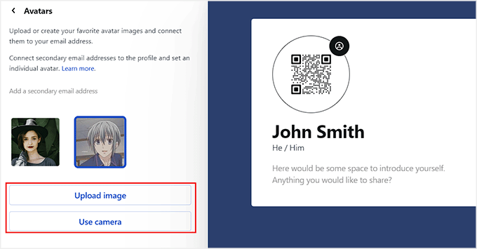 Upload image for Gravatar Upload image for Gravatar