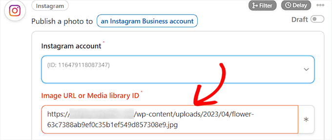 写真のURLを追加 写真のURLを追加