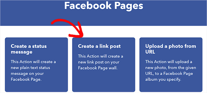 Choose a reaction for the WordPress action Choose a reaction for the WordPress action