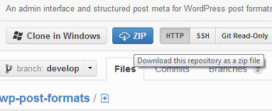 Descărcați pluginul UI pentru Formate de Postare de pe GitHub