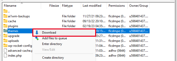 Download theme folder Download theme folder
