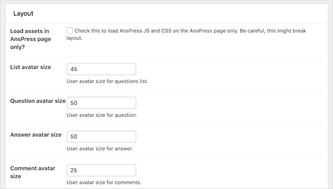 Customizing the profile pictures on a question and answer website Customizing the profile pictures on a question and answer website