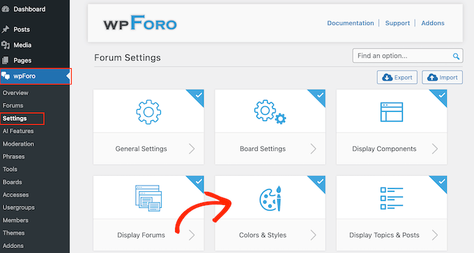 Customizing your question and answers website 