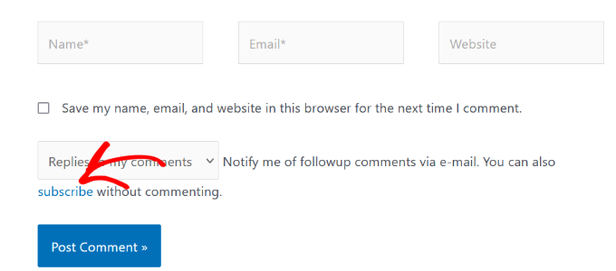 Click the subscribe link Click the subscribe link