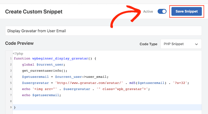 Activar código personalizado en un blog o sitio web de WordPress
