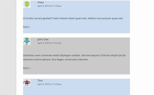 Using CSS to add alternate colors for even and odd comments in WordPress Using CSS to add alternate colors for even and odd comments in WordPress