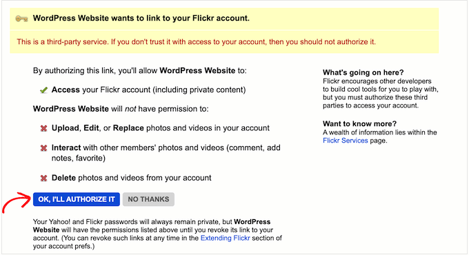 Giving Photonic access to Flickr Giving Photonic access to Flickr