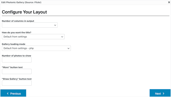 The Circular Flickr widget layout The Circular Flickr widget layout
