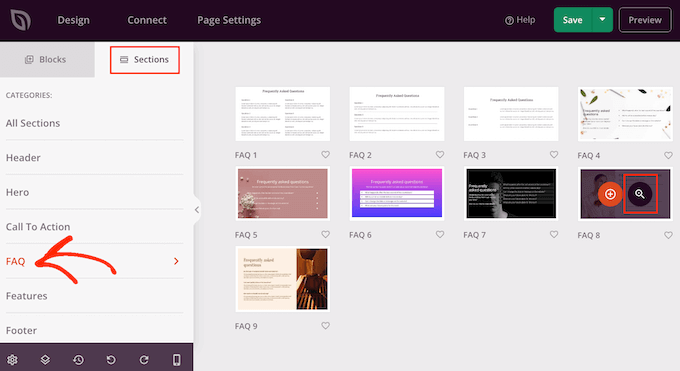 Hinzufügen eines ausklappbaren FAQ-Bereichs zu Ihrer Website