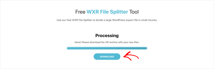Download the Split Files in a Zip File to Your Computer Download the Split Files in a Zip File to Your Computer