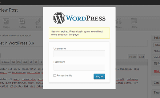 WordPress 3.6'te oturum yönetimi iyileştirmeleri ve oturum açma bildirimleri