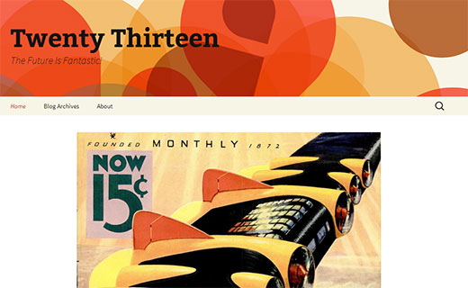 Twenty Thirteen - WordPress 3.6'daki Yeni Varsayılan Tema
