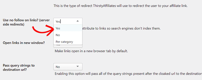 Add the nofollow attribute to affiliate links Add the nofollow attribute to affiliate links