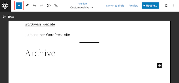 Adding blocks to the full site editor Adding blocks to the full site editor