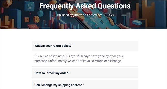 jQuery FAQ Accordion preview jQuery FAQ Accordion preview