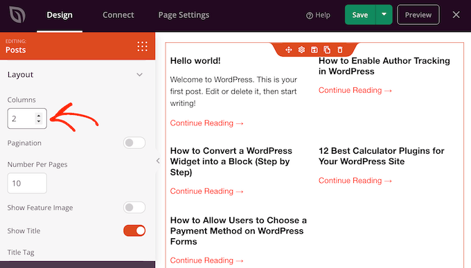 Creating a multiple column archive page Creating a multiple column archive page